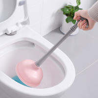 PP Toilet Brush Cleaning Brushes Household Dredger Artifact One Shot Sewer Plug Plunger Tool Puller