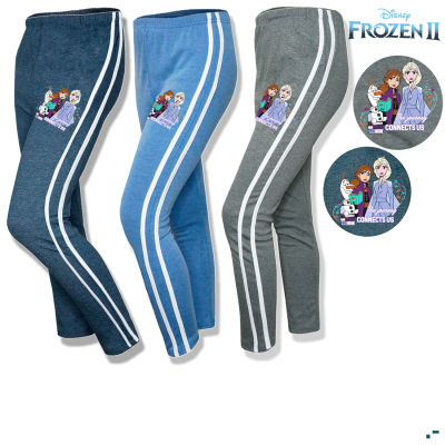 Disney กางเกงเลคกิ้งเด็ก 4-10 ปี ลายการ์ตูน เจ้าหญิงโฟรสเซ่น Frozen จาก NADreams กางเกง กางเกงขายาว