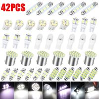 Universal 42Pcs LED T10 COB Car Light Bulb Interior Dome Trunk License Plate Lamps for BMW E46 E90 F10 E60 F30 E39 E36 F20 E87