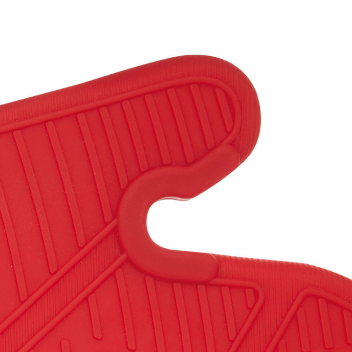 masterclass-seamless-waterproof-and-heat-proof-silicone-oven-glove-red-ถุงมือซิลิโคนสำหรับเตาอบ