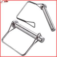 YIQIHE 2Pcs 1/2 "x 3.54" หมุดล็อคเพลา เหล็กไร้สนิม 12.6X90มม. หมุดหัวเข็มขัดแบบสปริง ทนทานสำหรับงานหนัก ใหญ่มากๆ สายล็อคพิน รถพ่วงฟาร์ม