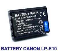 LP-E10  LPE10  LC-E10 แบตเตอรี่สำหรับกล้องแคนนอน Camera Battery For Canon EOS Rebel T3,T5,T6,T7,T100,1100D,1200D,1300D,1500D,2000D,3000D,4000D,Kiss X50,X70,X80,X90 BY PRAKARDSAKDA SHOP