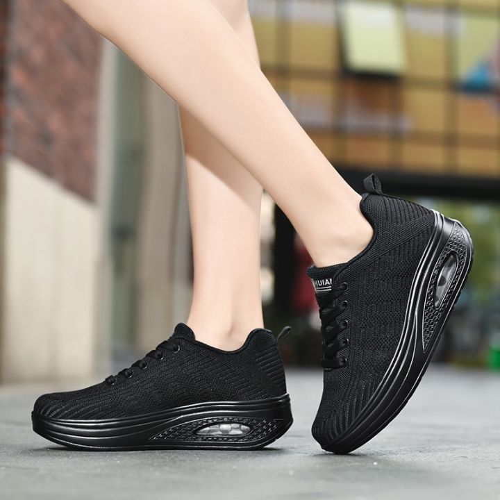 huiang-รองเท้าผ้าใบผู้หญิงเพื่อสุขภาพ-air-cushion-แพลตฟอร์ม-ใส่เดิน-ใส่วิ่ง-ใส่ออกกำลังกาย-พื้นสูง-5-ซม-ขนาด35-40-มี-4-สี-พร้อมส่งจากไทย