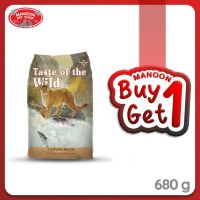 HOG อาหารสุนัข [1FREE1][MANOON] Taste of the Wild Canyon River Feline Recipe 1.5lb(680g) สูตรปลาเทราท์และปลาแซลมอนรมควัน อาหารหมา  สำหรับสุนัข