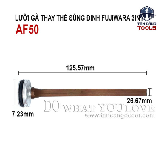 Lưỡi gà thay thế cho súng bắn đinh dùng hơi fujiwara af50 - 1 cái - ảnh sản phẩm 1