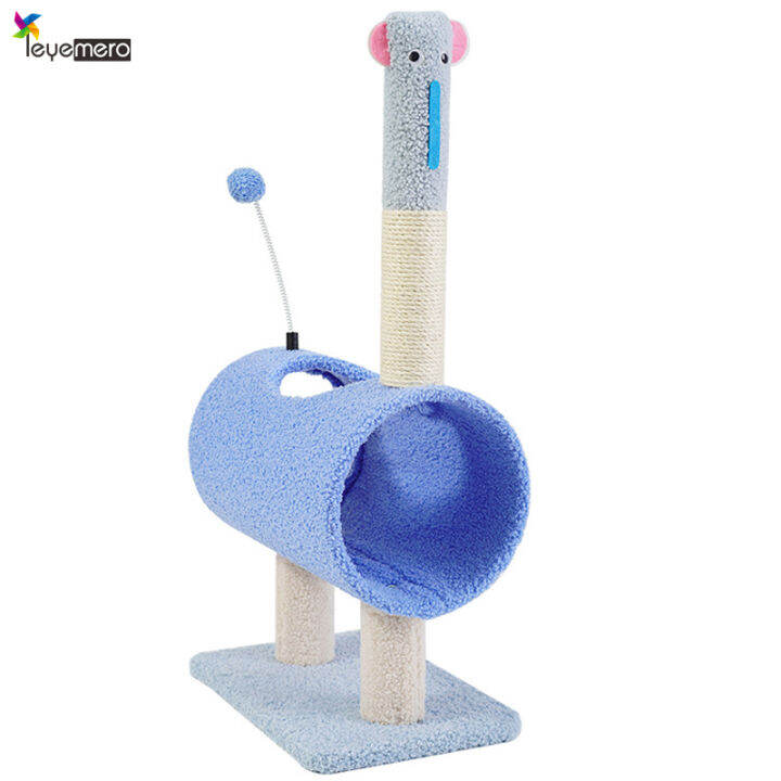 Leyemero Cat Tree Animal Series Cat Climbing Frame Cat Tunnel Sisal Cat