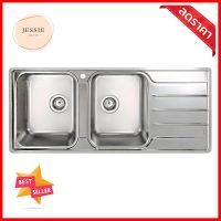 ซิงค์ฝัง 2หลุม 1ที่พัก BLANCO LEMIS 8S-IF 495.39.369 สเตนเลสBuilt-in Sink 2B1D BLANCO LEMIS 8 S-IF 495.39.369 SS **สอบถามเพิ่มเติมได้จ้า**