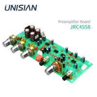 UNISIAN เครื่องขยายเสียง JRC4558 4558แอมป์เสียงแหลมเบสเปิด-แอมป์บอร์ดคอนโทรลอะไหล่ลูกบิดกีตาร์พร้อมความดังสำหรับเครื่องขยายเสียง