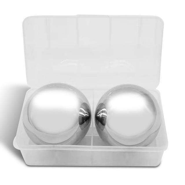 2-pcs-stainless-steel-round-ball-whiskey-cooling-cubes-vodka-stone-ice-cubes-with-plastic-case-tongs-drinks-cooler-beer