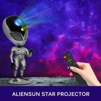 Aliensun Galaxy Star Projector Night Light บรรยากาศ Starry Sky Projection Light สำหรับห้องนอนตกแต่งบ้านเด็กวันเกิด Gift