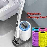 The New Disposable Toilet Brush Cleaner With Long Handle No Dead Corner Cleaning Brush Replacement Brush Head And Plunger Set