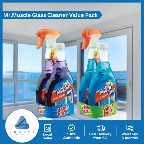 Mr Muscle Glass Cleaner Value Pack Multi Surface Cleaner Super Active