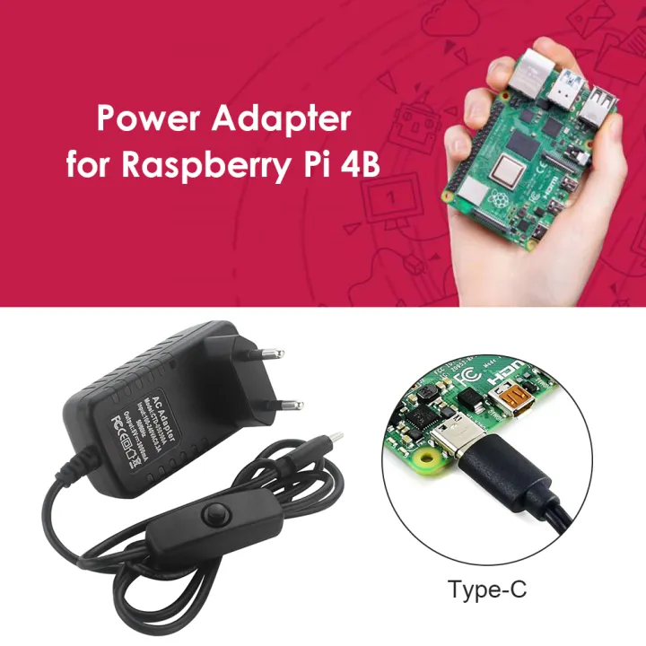 1m 5V 3A Type C Power Supply Charger USB Power Adapter with ONOFF ...