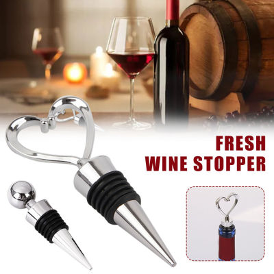 Rebrol【จัดส่งฟรี】 Preserจุกขวดรูปหัวใจ/บอล,อุปกรณ์ช่วยรักษาเครื่องดื่มไวน์แดงไม้ก๊อกสำหรับงานแต่งงานของขวัญคริสต์มาสสำหรับคนรักไวน์