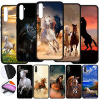 ปก เคสโทรศัพท์ HC124 Wild Horse อ่อนนุ่ม ซิลิโคน Coque หรับ Realme C2 C3 C11 2021 C12 C15 C21 C25 C33 5 5i 5S 6i 6 8 Pro 6Pro C25S C21Y C25Y Real me 5Pro C Y 7Pro 8Pro C35 C55 Phone Casing