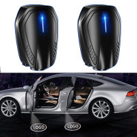 2pcs Wireless Led Car Door Welcome Projector Logo Ghost Shadow Light Car Accessories Rechargeable Car Door Night Lights