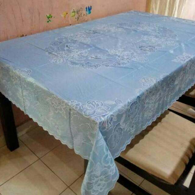 Taplak Meja Makan Vinyl Lace Kursi Lazada Indonesia