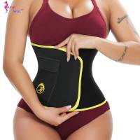 YWG Sweat Belt for Women Waist Trainer Weight Loss Waist Cincher Trimmer Belly Girdles Neoprene Slimming Band Body Shaper