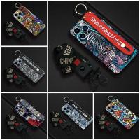 cartoon TPU Phone Case For iphone14 Pro Max Anti-dust cover Original Wristband Soft Soft Case Cute Kickstand protective