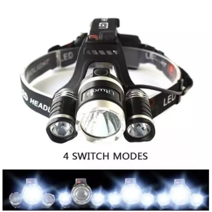 Dual light source zoom headlamp 3x cree t6 | Lazada PH