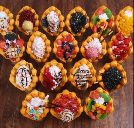 แป้งวาฟเฟิลฮ่องกง-สำเร็จรูป-500-ก-1-กก-รสชาเขียวมัทฉะ-hong-kong-waffle-batter-แป้งทำวอฟเฟิลฮ่องกง-แป้งวอฟเฟิล