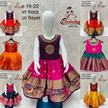 Beautiful half saree | Kids designer dresses, Kids dress collection, Baby  girl dress patterns