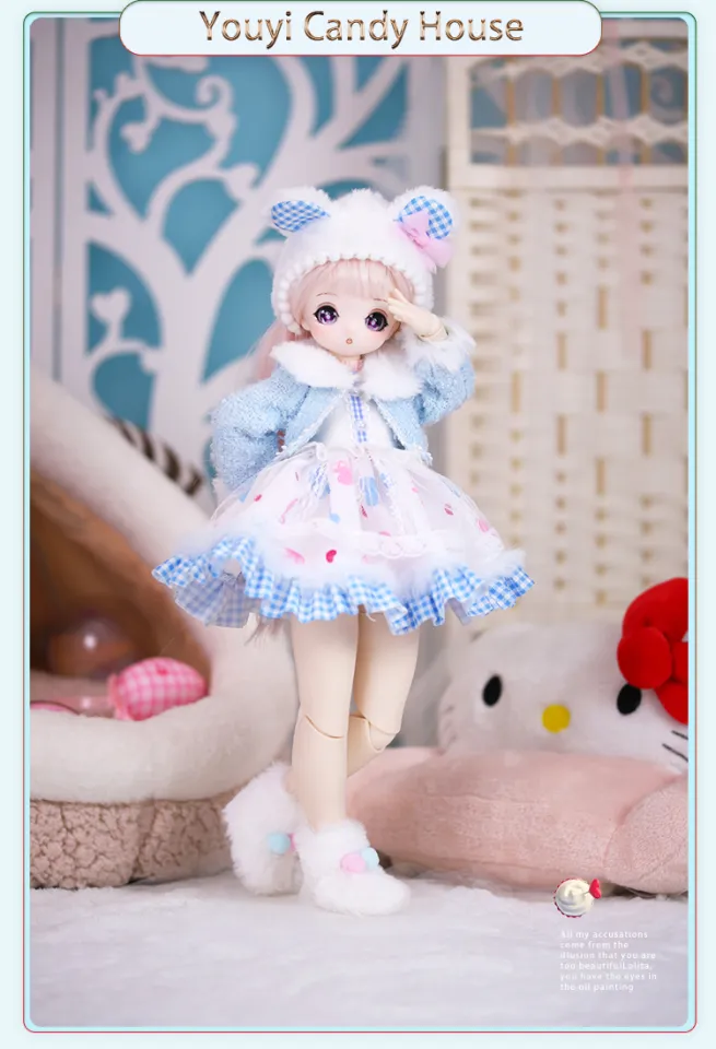 DOLLS DREAMFAIRY1ST GERAÇÃO14 BJD Anime Style Doll De 16 Polegadas Doll  Junto De Bola Conjunto Completo Inclui Roupas De Roupas Kawaii Para Meninas  MSD 230427 De $412,79