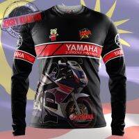 Baju Yamaha l TZM FAMILY CREW BLUE (LongSleeve)