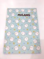 (KTS)สมุดบันทึก MOLANG Bearron B5 MLB009 ขนาด 18.5x26 cm จุ 28 แผ่น (คละลาย)