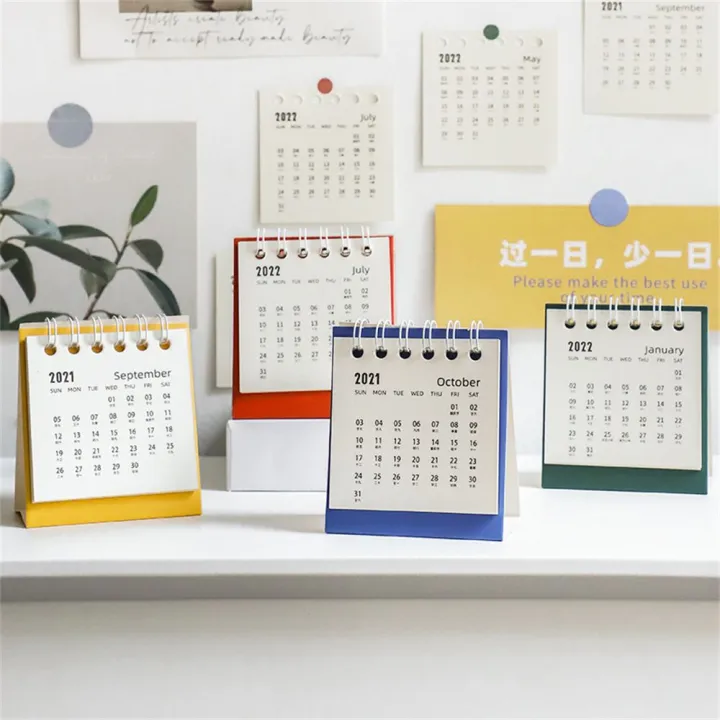 ★COD&Ready Stock★ Mini Calendar Desk Calendar Organizer Yearly Sept