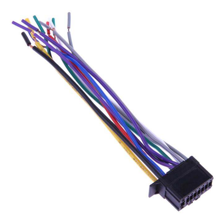 Car Stereo CD Player Radio Wiring Harness Wire Adapter Plug for NEW