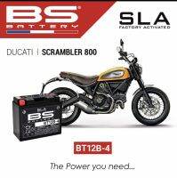 แบต DUCATI SCRAMBLER 800, BS Battery รุ่น BT12B-4 (FA) SLA 10.5 Ah, 12VDC สำหรับ SUZUKI