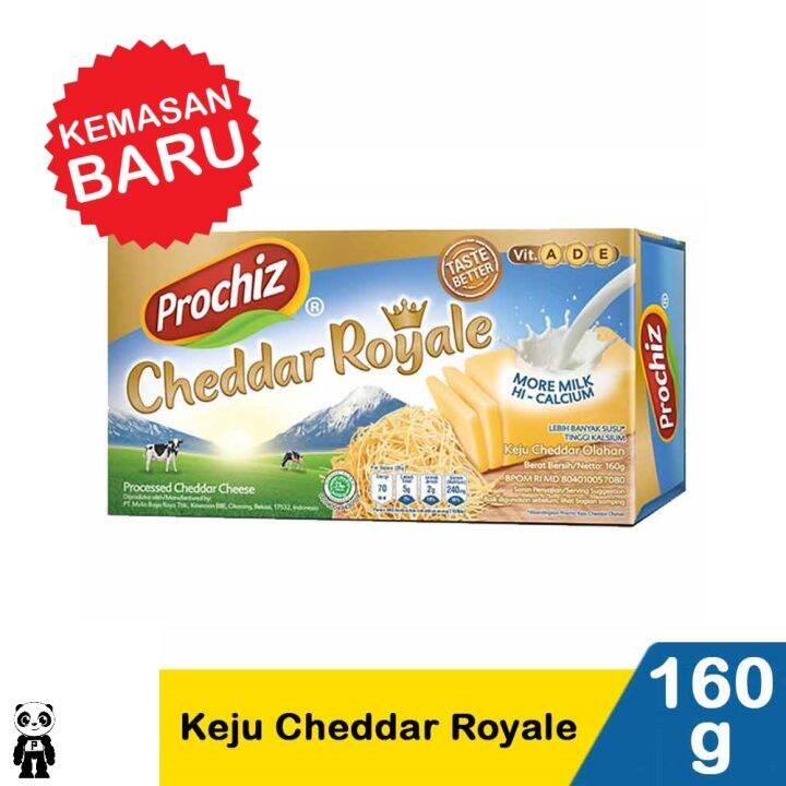 Prochiz Cheddar Royale 160g Keju Cheddar Keju Parut | Lazada Indonesia