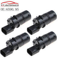 เซ็นเซอร์ถอยหลัง PDC 4ชิ้นสำหรับรถยนต์ Peugeot 307 807 Renault Megane Laguna II เซ็นเซอร์เรดาร์ย้อนกลับ6590.95 659095 PSA6590.95