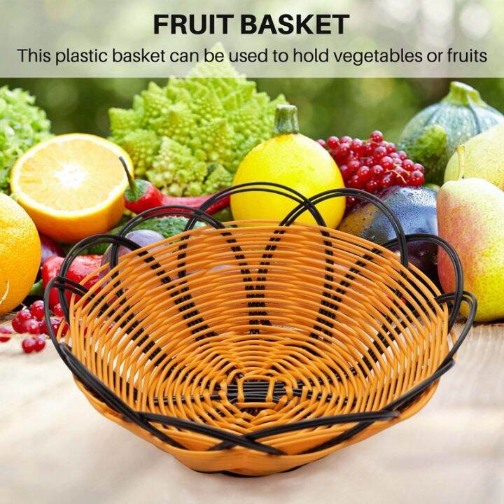 7-inch-plastic-braided-basket-fruit-vegetable-cookies-container-holder-black-amp-orange