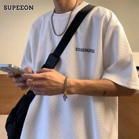 SUPEEON丨เสื้อยืดแขนสั้นผู้ชายเสื้อแบบหลวมวินเทจฤดูร้อนใหม่