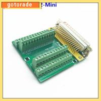 GOTORADE DB50-G2-Mini อะแดปเตอร์ขั้วต่อ สีเขียวอ่อน แผงขั้วต่อ บอร์ดบอร์ดบอร์ด เทอร์มินอลบล็อกเทอร์มินัล คอนเนคเตอร์