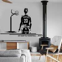 (สติ๊กเกอร์และรูปลอกติดผนัง) Wanita Pemain Dinding Basket Seni Dekorasi Lukisan Ding Kustom Nama dan Nama dan OR Jersey Gadis Kamar Tidur Dekorasi S