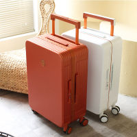 Spot parcel post Trendy R Matte Scratch-Resistant Hard-Side Suitcase Student Suitcase 24 Inch Trolley Luggage Aluminum Frame 20 Inch Boarding Men and Women