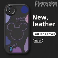 เคส Chenyyyka สำหรับ Realme C20 C15 C11 C20A C11 2021 Narzo เคส50i มิกกี้น่ารักมีสไตล์เคสใส่โทรศัพท์หนังเคสมือถือกันกระแทกซิลิโคนนิ่มป้องกันการตกพร้อมกับเคสป้องกันกล้องสำหรับเลนส์คลุมทั้งหมด