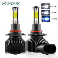 PANDUK 2pcs 360 Degree LED 14000LM H7 H11 LED Bulb H1 H3 H4 H8 H9 9005 HB3 9006 HB4 Auto Car Headlight 6000K Fog Light 12V