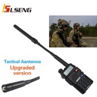 LSENG SMA-Female Dual Band UHF VHF 144/430Mhz Walkie Talkie Tactical Foldable Antenna For Baofeng UV-5R Kenwood Two Way Radio