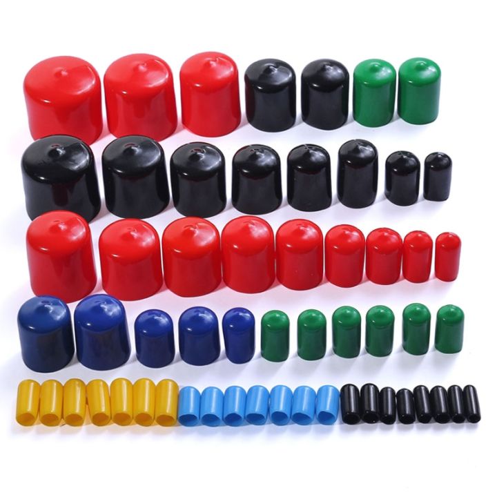 rubber-sleeve-tip-end-caps-waterproof-jacket-silicone-cap-head-protective-screw-seals-decorative-cover-tips-stopper-lid-tube-set