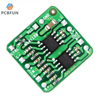 pcbfun บอร์ดดิฟเฟอเรนเชียลเครื่องขยายเสียงบอร์ด2X18W เครื่องขยายเสียงสัญญาณเสียงดิจิตอลระดับ D/AB แรงดันไฟฟ้าที่ NS4110B 6-14V