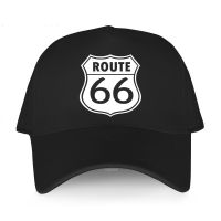 Mens summer baseball cap black Adjuatable Hat casual style ROUTE 66 Men Fashion cotton printed Hats brand yawawe Cap female