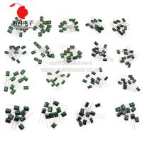 【CW】 180pcs 18valuex10pcs Polyester film capacitor Assorted contains 2A104J 2A332J 2A472J 2A103J 2A333J 2A473J 2A563J 2A223J