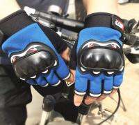 Pro Biker ครึ่งนิ้ว ถุงมือมอเตอร์ไซค์ (ฟรีไซต์)ถุงมือจักรยาน อุปกรณ์มอเตอร์ไซค์ อุปกรณ์จักรยาน Touched Screen Gloves for motorcycle