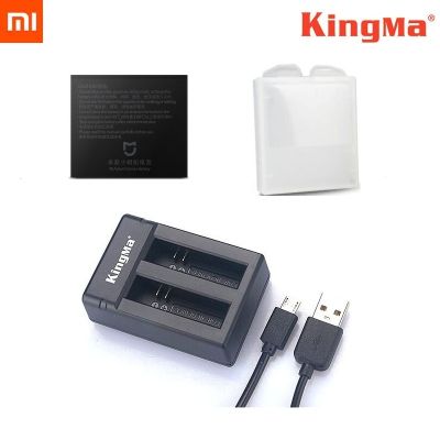 KingMa Original Dual Charger Batteies ชาร์จกรณี Original Mijia Xiaomi Mijia Mini 4K Action กล้องอุปกรณ์เสริม