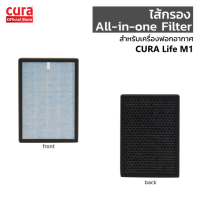 CURA ไส้กรอง Pre-Filter, HEPA Filter พร้อมด้วย Activated Carbon สำหรับเครื่องฟอกอากาศ  Life M1