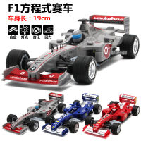 F1 Formula Racing Alloy Racing Car Model Light Music Back 19Cm ขนาดใหญ่